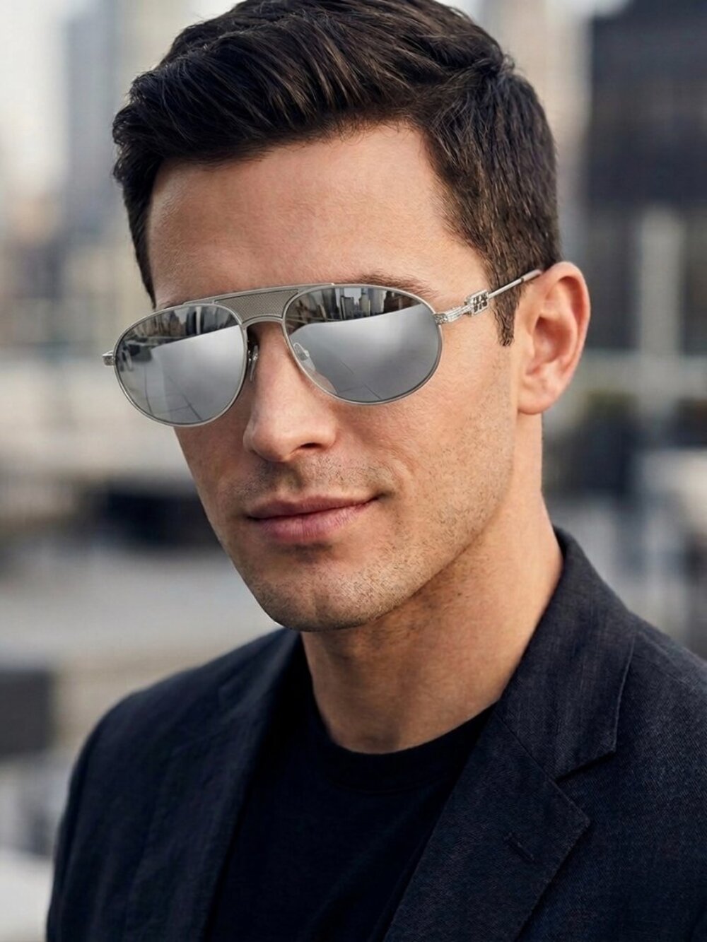 Fendi FE40072U Silver Mirror Sunglasses | Light Ruthenium | Authentic | New